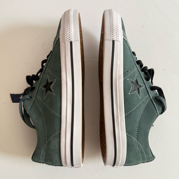 Stylish Green Converse All Star Low Top Women Sneakers size women 7.5 men 5.5 - Picture 8 of 12
